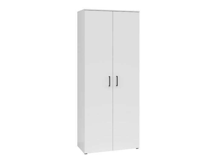 Drehtürenschrank - weiß - Breite 80 cm