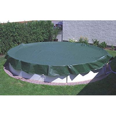 Pool-Abdeckplane MY POOL BWT "Abdeckplane für Ovalpools", grün (grün, schwarz), B:400cm L:680cm, Polyethylen (PE), Planen, Gesamtmaß: 680x400 cm