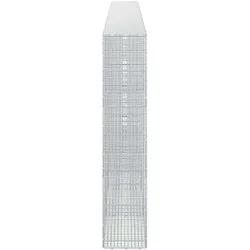 vidaXL, Steinkorb, Gabion mit 3,5 mm Draht und 5x2,5 cm Maschen 550x30x150 cm