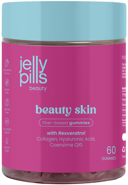 Jelly Pills Beauty Skin Gummies 60 Uds Fresa
