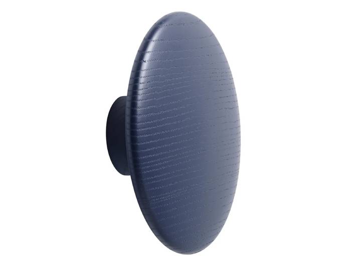 Muuto - Wandhaken 'The Dots' single large, nachtblau