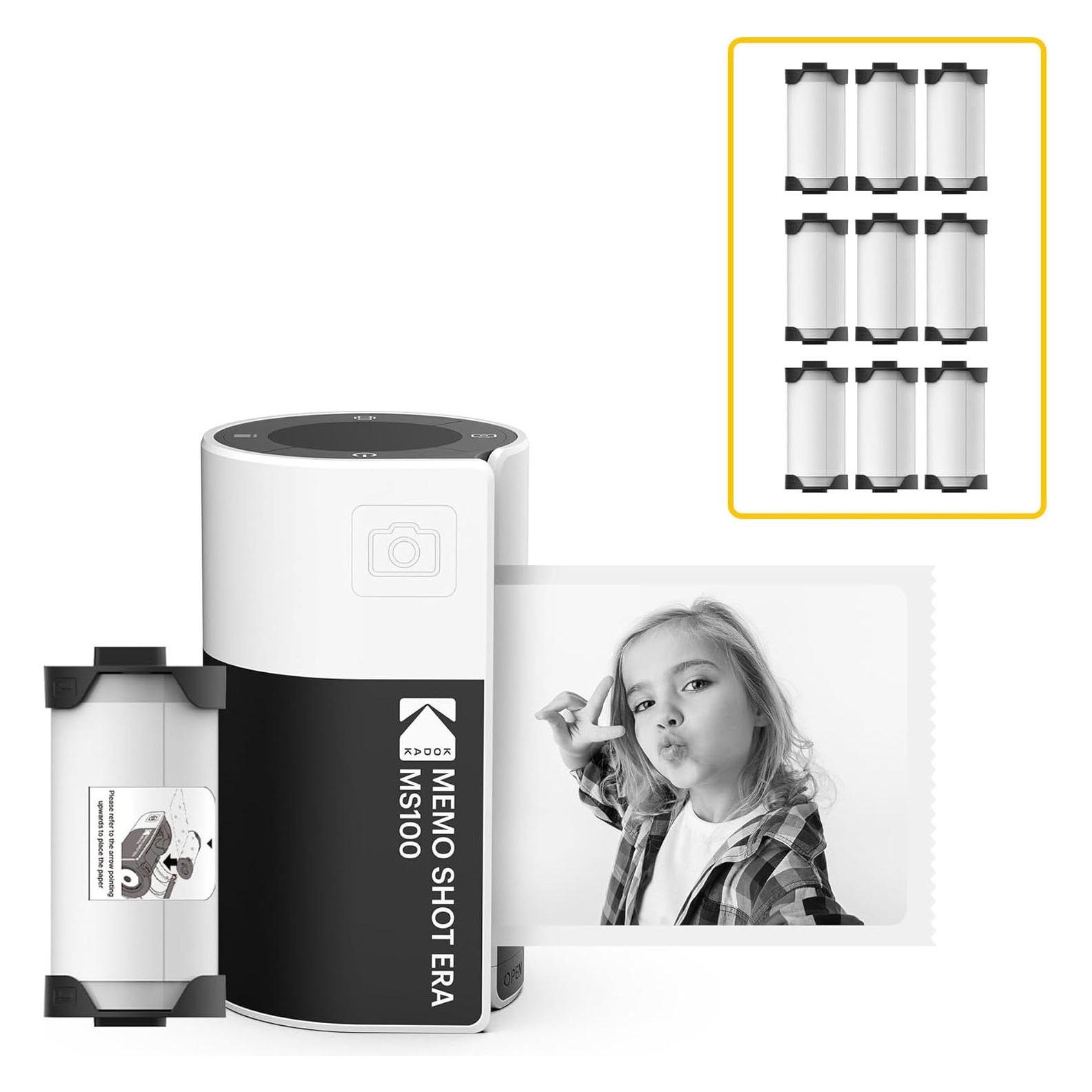 Kodak Sofortbildkamera Memo Shot MS100 White Bundle (MS100WBNDL)
