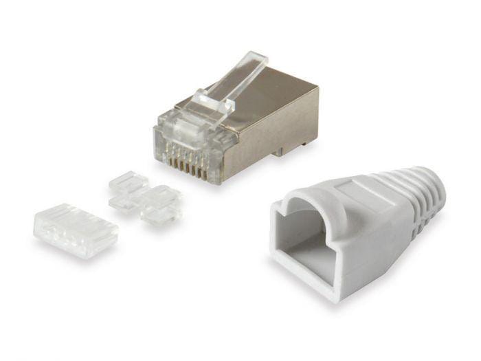 EQUIP 121181 Cat.6 RJ45 Steckersatz geschirmt