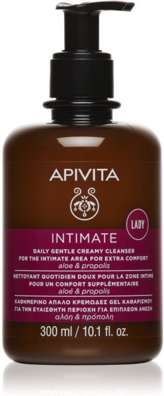 Apivita Intimate Lady Creamy Cleanser gentle feminine wash for everyday use 300 ml