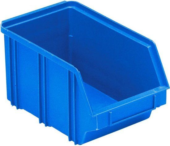 Erro B3 Magazijnbak Stapelbaar Blauw B/D/H: 14,5 x 23 x 13,5 cm
