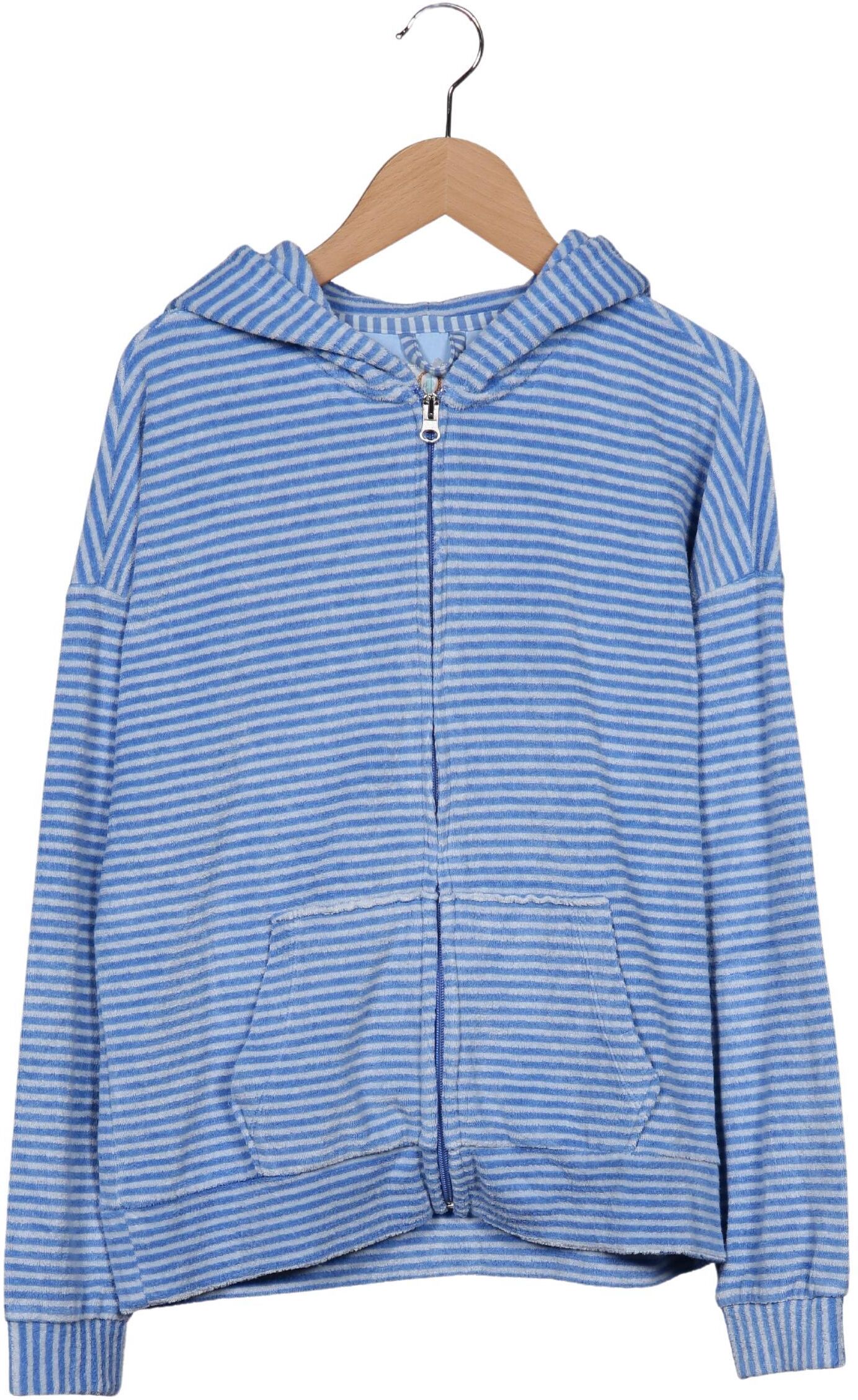 Pip Studio Damen Kapuzenpullover, Hellblau, Gr. S, Baumwolle / Synthetik - Second Hand