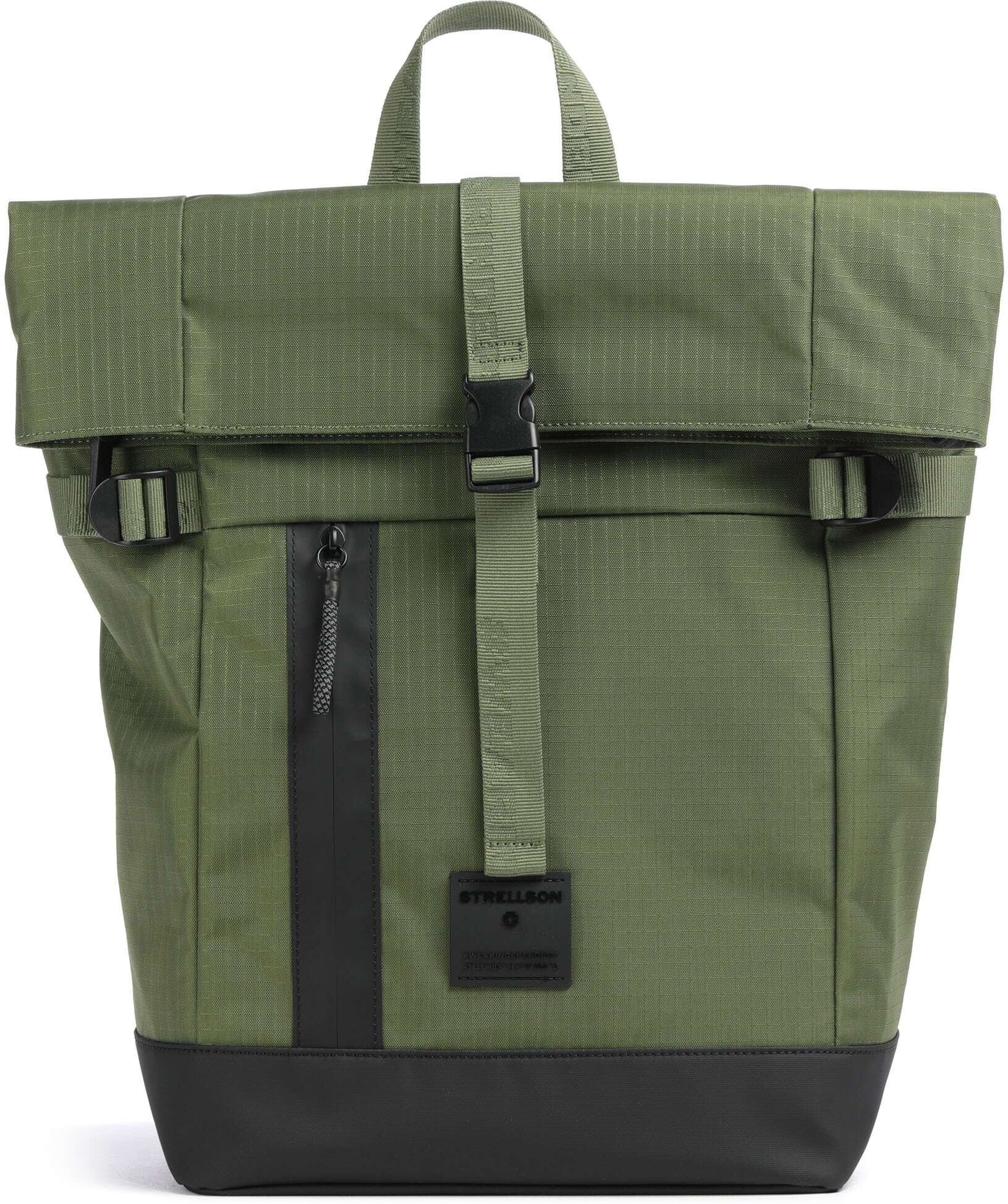 Strellson Northwood Rs Rolltop Rucksack, oliv