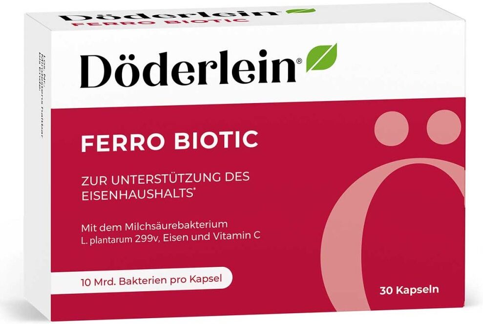 Döderlein Ferro Biotic Eisen + Milchsäurebakterien 30stk