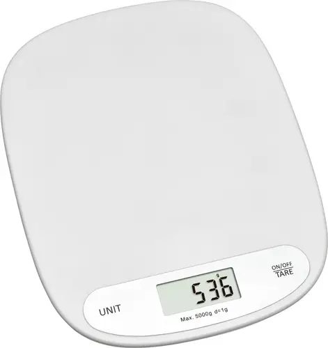 TFA Dostmann 50.2003.02 Digitale Küchenwaage digital, mit Wandbefestigung Wägebereich (max.)=5000 g Weiß