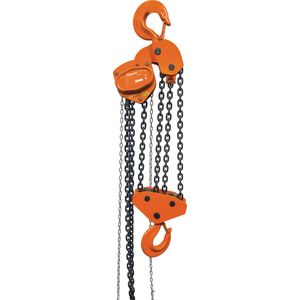 Unicraft Kettenzug 6171010, K10001, Flaschenzug, 10000kg Tragkraft, manuell, Hubhöhe 3m