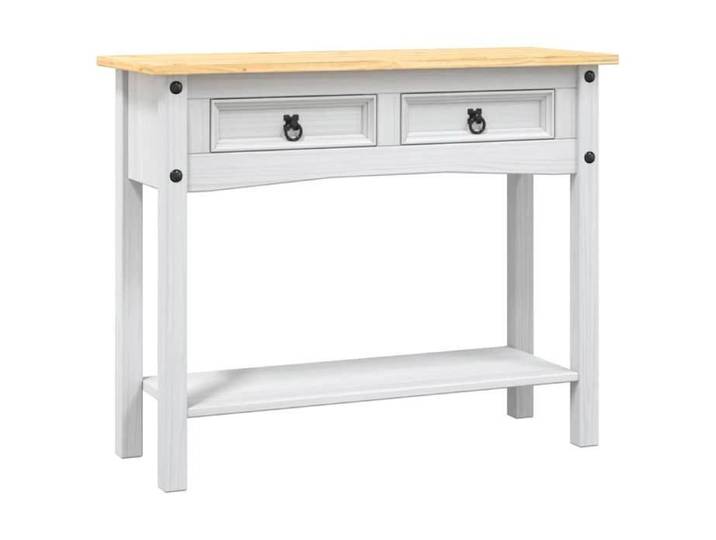 Remise Table de Canapé - Blanc - Table console Gamme Corona Pin mexicain - Blanc - 90x34 5x73cm_bnh22j