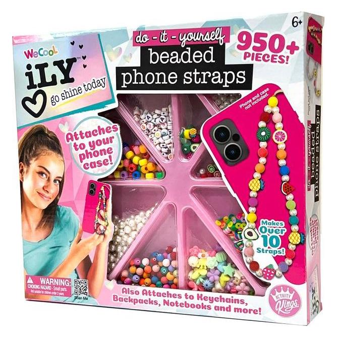 Make it Real WCOOL DIY set Beaded Phone Straps (112663W)