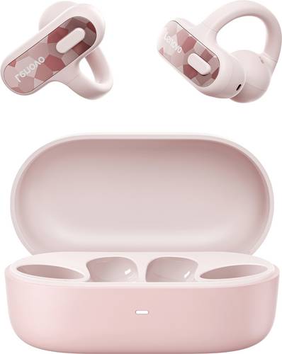 Lenovo X500 Open Ear Kopfhörer Bluetooth Stereo Pink Ladecase