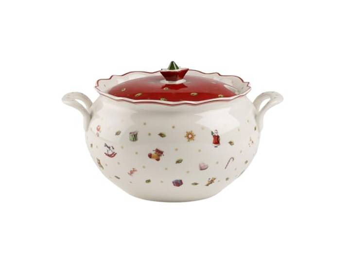 Villeroy & Boch - Toy's Delight Terrine 3,3L Rot & Weiß, Mikrowellensicher