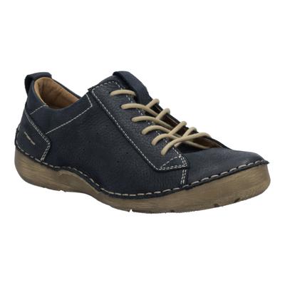 Schnürschuh JOSEF SEIBEL "Fergey 56, blau", Damen, Gr. 36, blau, Obermaterial: 100% Rindsleder Leather cow., Schuhe Schnürschuh
