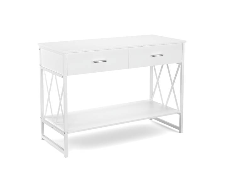 Konsolentisch ASHER 107 x 76 cm weiss