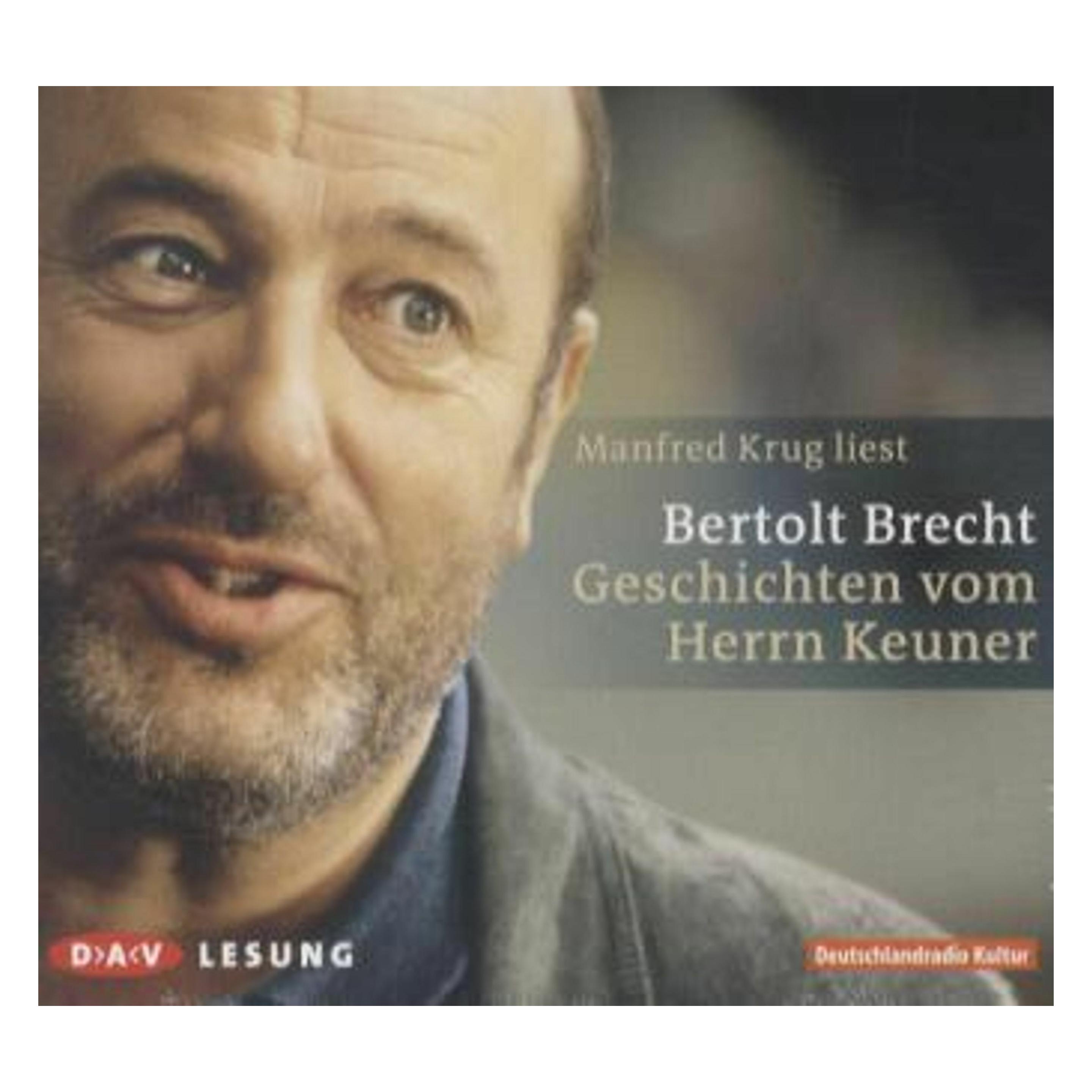 Audio Verlag Geschichten vom Herrn Keuner (Bertolt Brecht, Manfred Krug, Deutsch) (6811836)