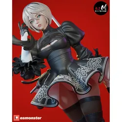 White-Haired Android Girl | ESMonster