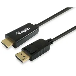 Equip 4K@30Hz DisplayPort auf HDMI - Videokabel | Schwarz - Neu