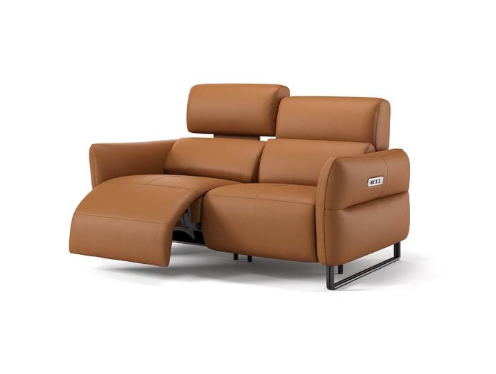 Leder Relaxsofa LUNA 2-Sitzer Designsofa Couchgarnitur