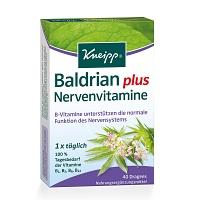 KNEIPP Baldrian plus Nervenvitamine Dragees 40 St