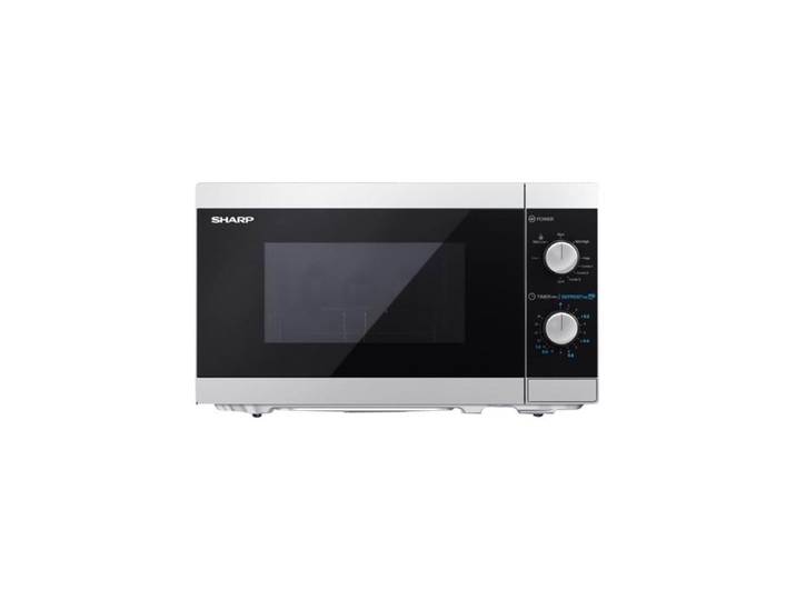 Sharp YC-MG01E-S - microwave oven with grill - freestanding - silver/black