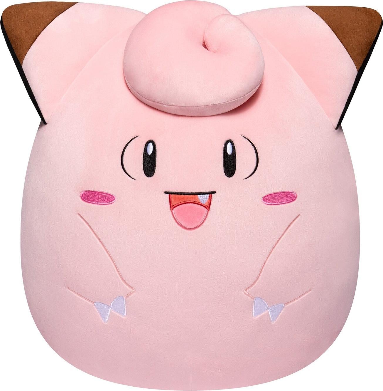 Squishmallows Pokémon Clefairy pluche knuffel, 50 cm