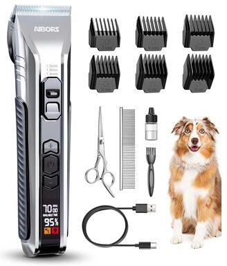 Uplifted Finds Aibors D10 Professional Dog Hair Clippers Grooming Kit For Pets Aibors D10 Professional Dog Hair Clippers Grooming Kit For Pets