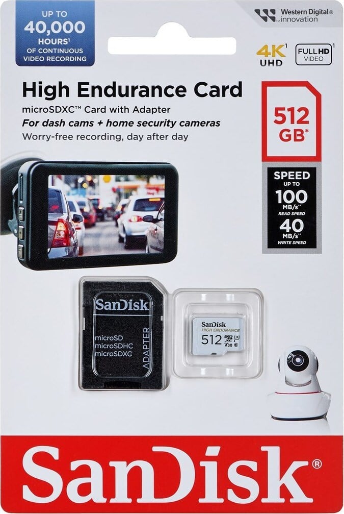 SanDisk MicroSDXC Class 10 Geheugenkaart 512 GB