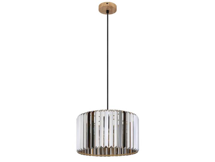 Hängeleuchte Run, Braun, Grau, Schwarz, Metall, Glas, Holzoptik, 120 cm, CE, Lampen & Leuchten, Innenbeleuchtung, Hängeleuchten, Pendelleuchten