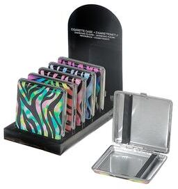 IH Casa Decor Faux Leather Cigarette Case 6/Display Assorted - Set of 6