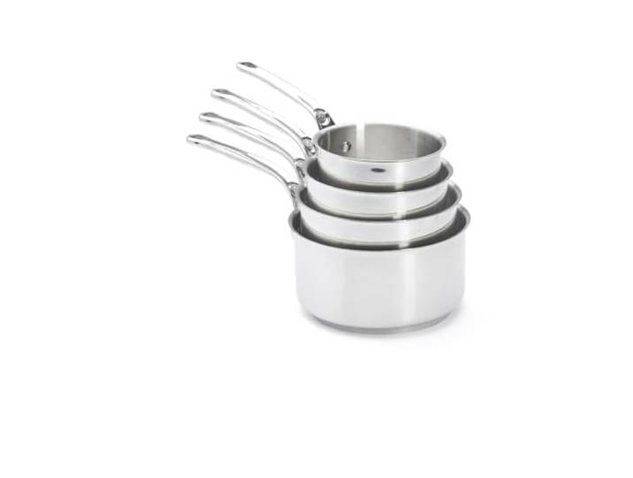 DeBuyer 3410.04 Milady Stieltopf, 4 Stück, Silber