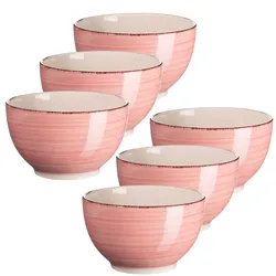 Mäser Müslischalen-Set, Steingut LUMACA