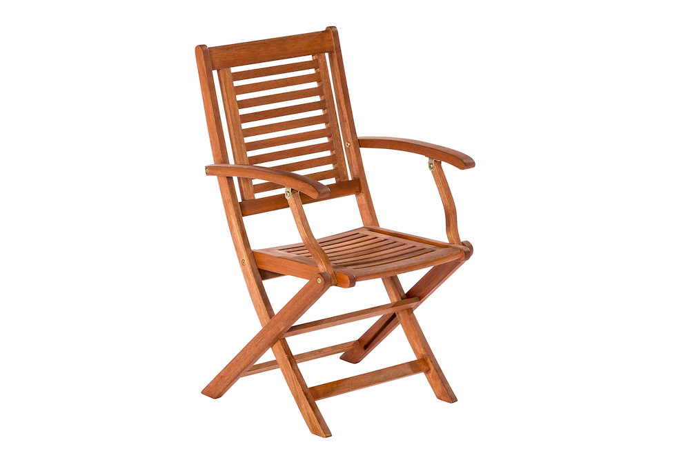 MERXXHANDELS Cordoba Set 3tlg Eucalyptus Klapptisch, Ø 65 cm 16980359