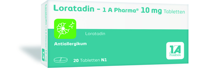 1 A Pharma GmbH LORATADIN-1A Pharma Tabletten 20 St 01879106