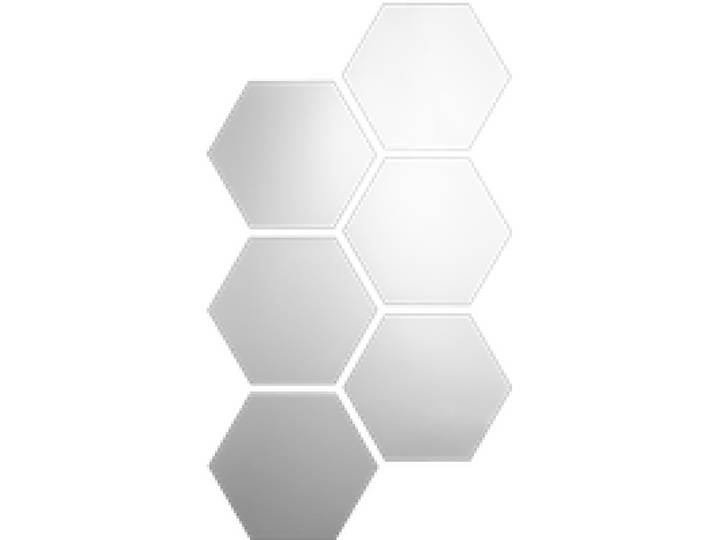 LIVARNO® Dalles adhésives miroir (hexagonal)