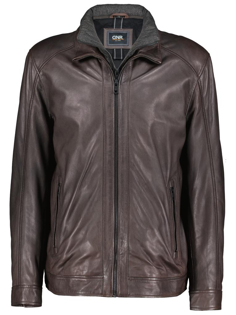 Sky Performer Lederjacke - Holzbraun