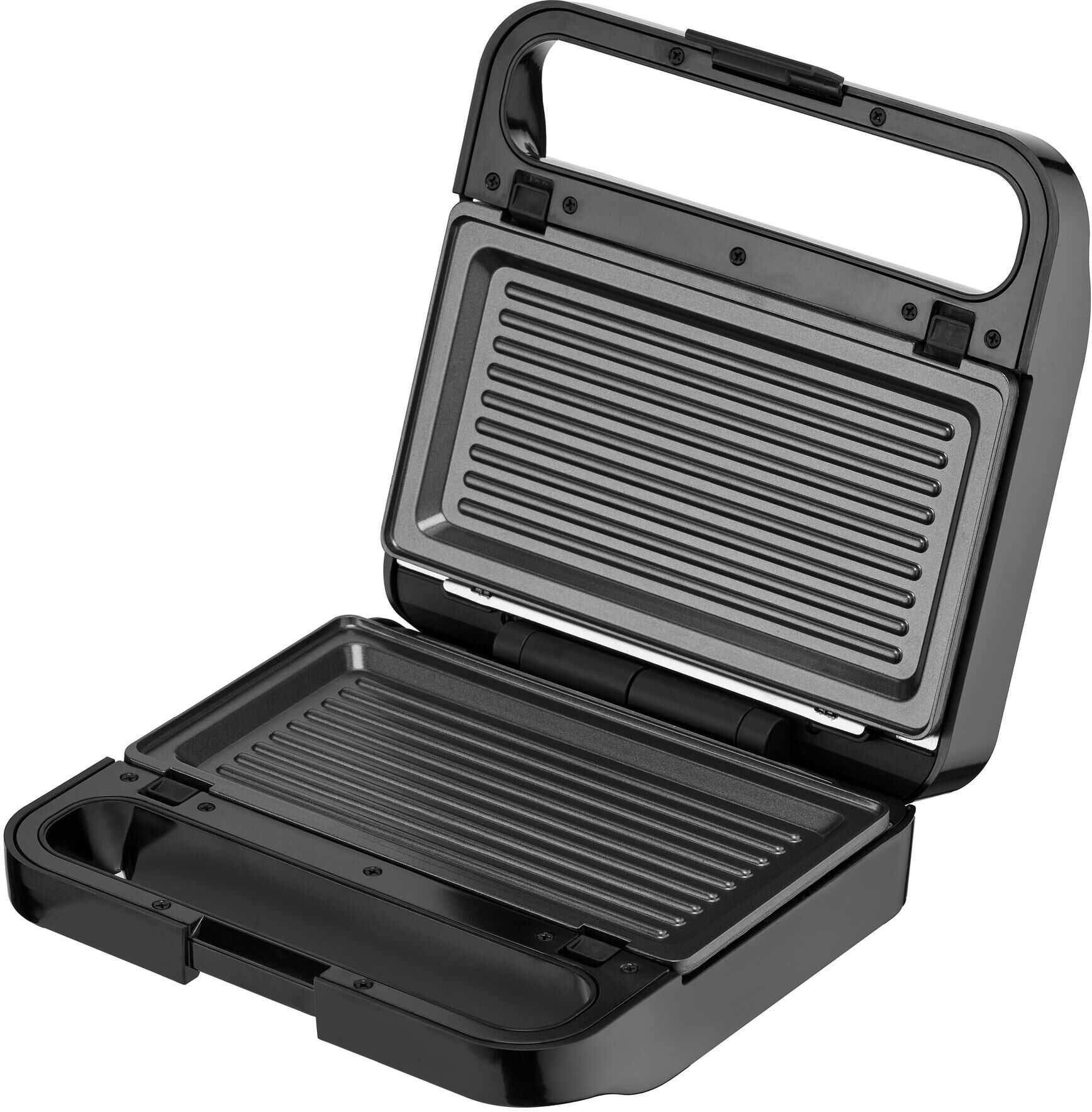 Sandwichmaker TRISA "Grill Snack Mate", schwarz, B:22,6cm H:9,6cm T:23cm, Sandwichmaker, Sandwichmaker schwarz Einheitsgröße