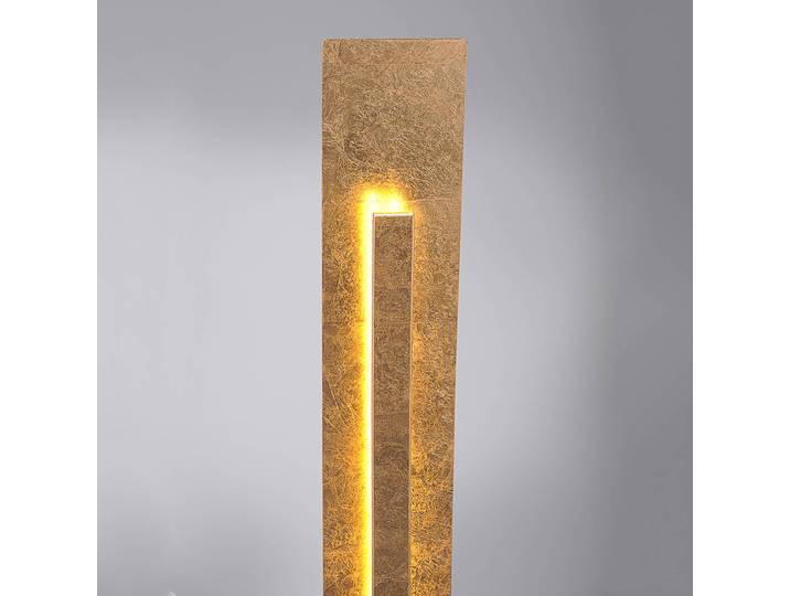 Paul Neuhaus LED Stehlampe Nevis, messing / gold, für Wohn- / Esszimmer, Metall, Modern