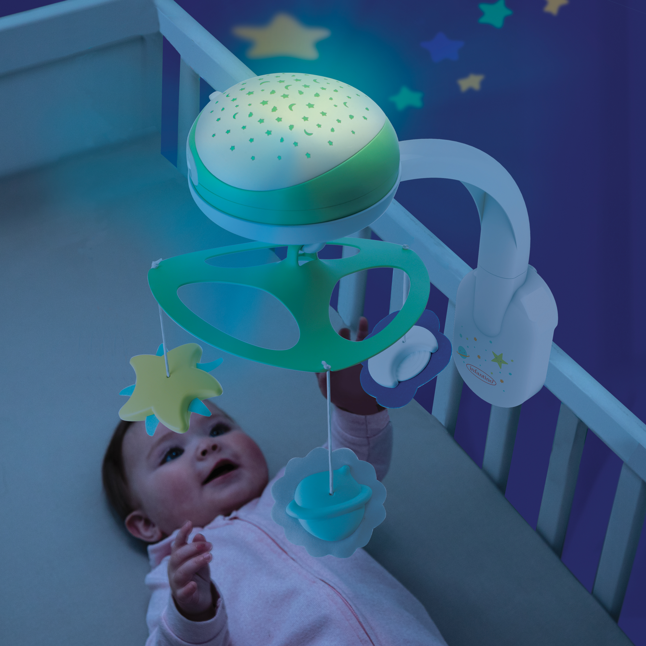 INFANTINO 3-in-1-Projektor Musik Mobile