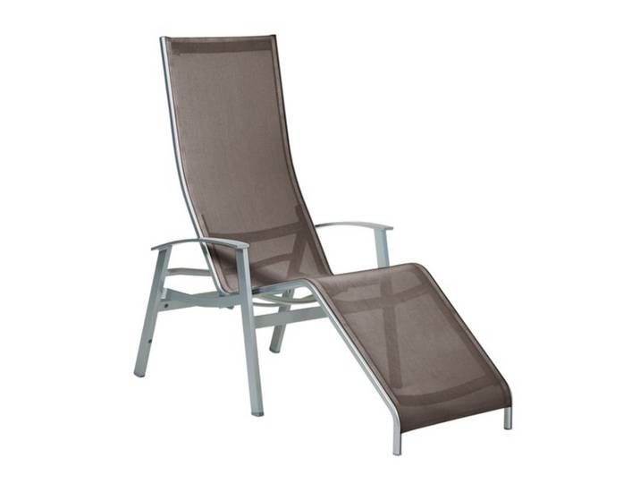 Karasek California TOP Bäderliege Aluminium/Textilene Taupe
