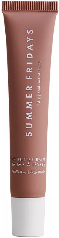 SUMMER FRIDAYS - Feuchtigkeitsspendende Lippenpflege, Lippenbalsam, 15 g, Beige Vanille