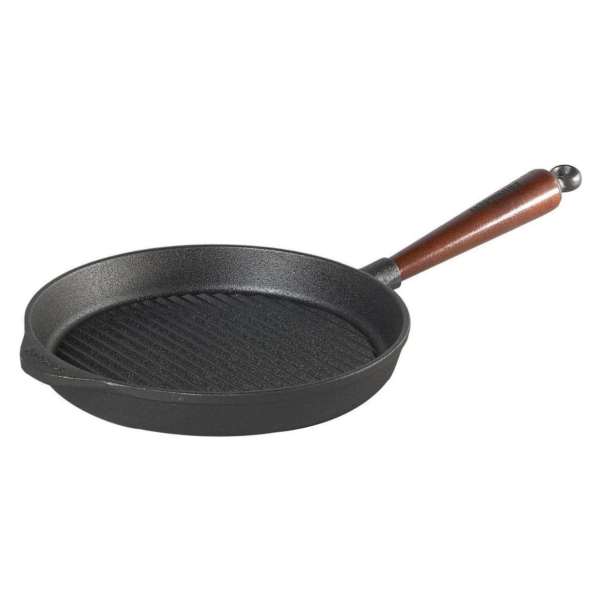 Skeppshult Gusseisen Grillpfanne 22 cm Buche (Grillpfanne, Gusseisen) (0014T)