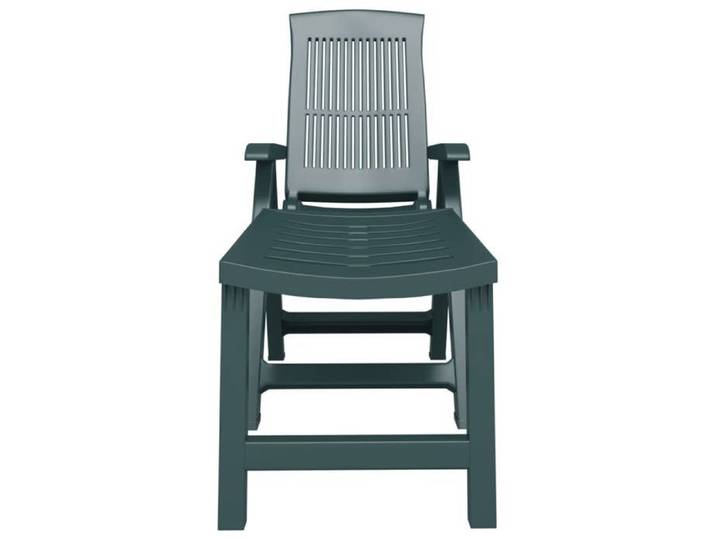JLL*TOP - Chaise longue - Bain de soleil - vert plastique LLL1341