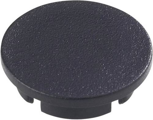 TRU Components Abdeckkappe Schwarz Passend für (Serie-Knöpfe) Rundknopf 15mm