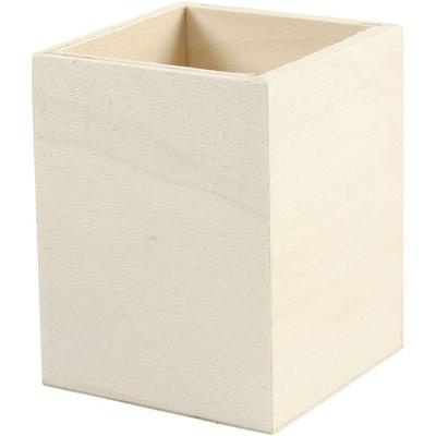 Creativ Company Stifthalter, H 9,5 cm, Größe 7,5x7,5 cm, 1 Stk