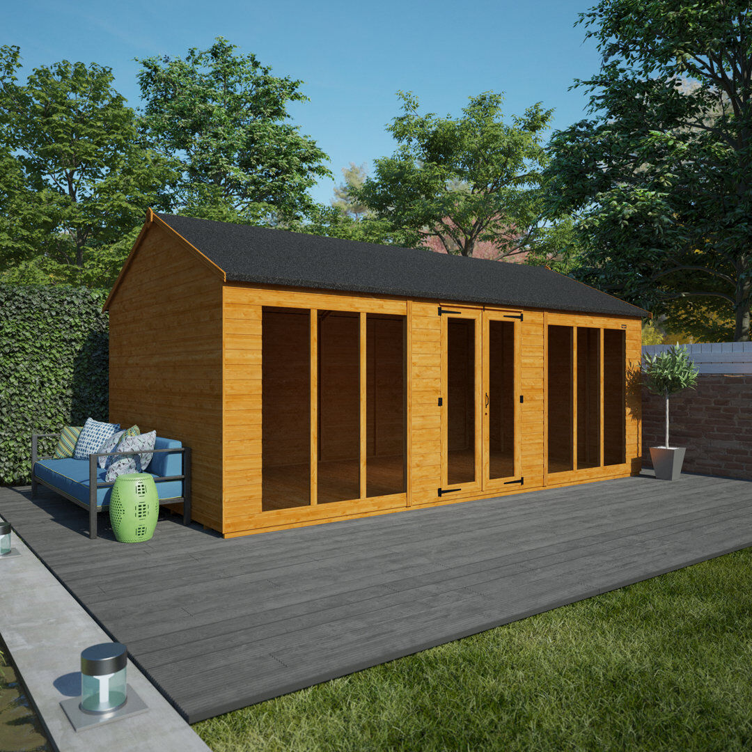 Tiger Sheds 18x10w Tiger Retreat Contemporary Summerhouse