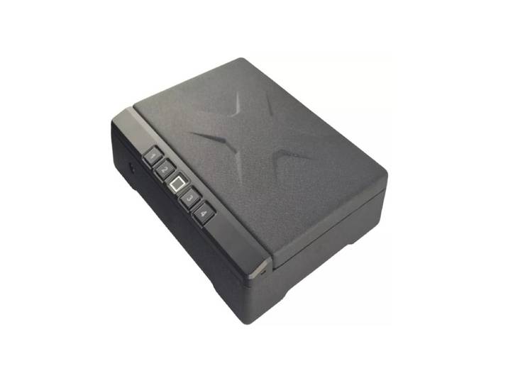 Coffre-fort pour armes à feu de petite taille, serrure biométrique à empreintes digitales, boîte à pistolets en acier ignifuge, fabricant direct