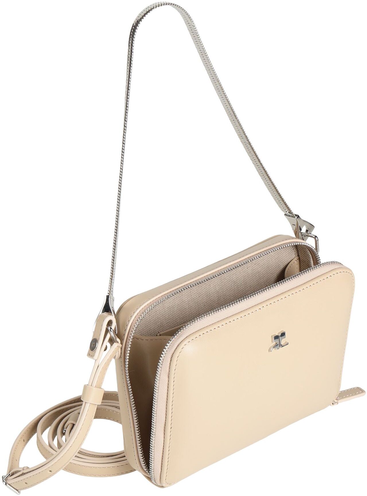 Courrèges Bolso de mano Mujer Beige -- Mujer
