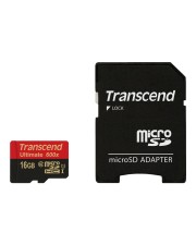 Transcend Ultimate Flash-Speicherkarte 16 GB UHS Class 1 / Class10 600x microSDHC UHS-I (TS16GUSDHC10U1)